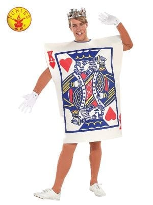 Featured image for “King of Hearts Playing Card Costume, Adult”