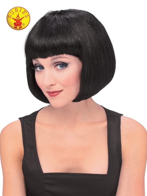 Featured image for “Supermodel Black Wig, Adult”