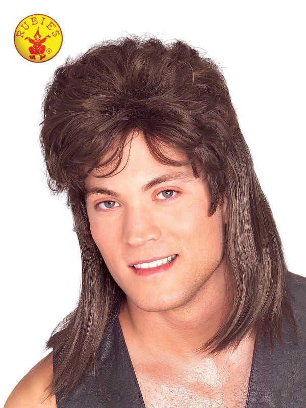 Featured image for “Mullet Wig Brown, Adult”