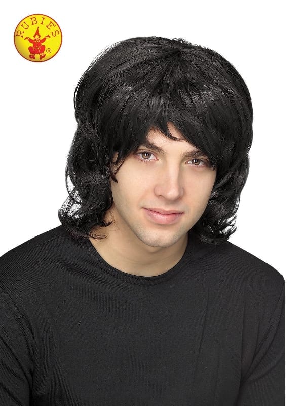 Featured image for “70’s Black Shag Wig, Adult”