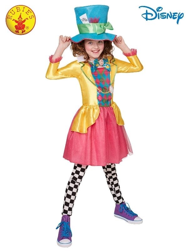 Featured image for “Mad Hatter Girls Deluxe Costume (Large Polybag), Child/Teen”