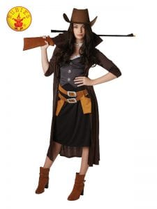 Gunslinger Woman's Costume, Adult - The Costumery