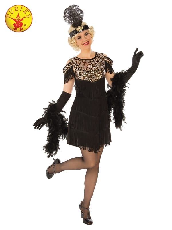 Featured image for “Gold Flapper Costume, Adult”