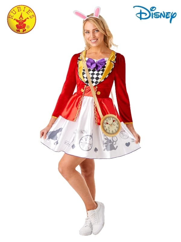 White Rabbit Alice In Wonderland Ladies Costume Adult The Costumery