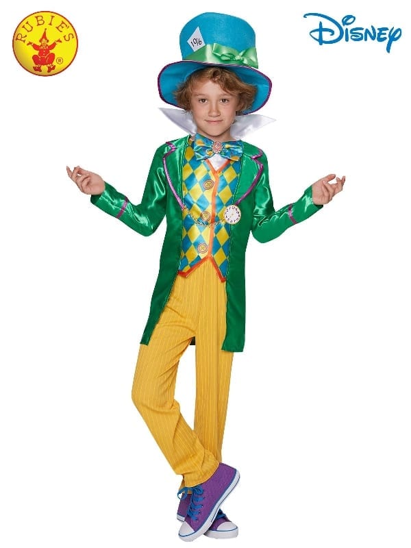 Mad Hatter Boys Deluxe Costume (Large Polybag), Child/Tween - The Costumery