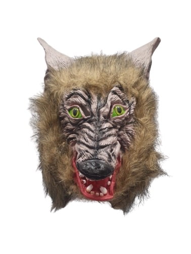 Werewolf Brown Mask, Adult - The Costumery
