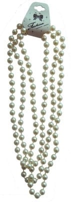 Featured image for “White Pearl Flapper Beads”