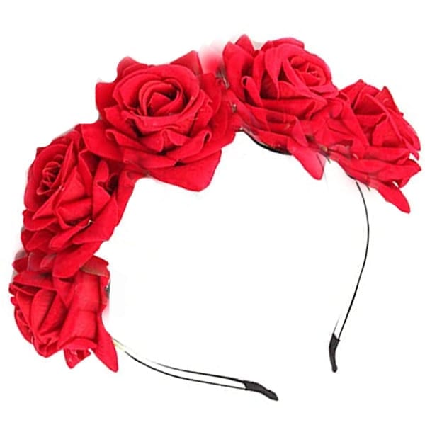 Featured image for “Deluxe Rose Headband (Day Of The Dead)”