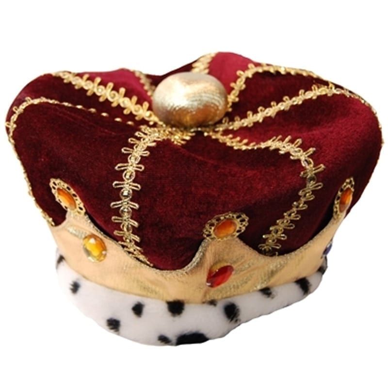 Featured image for “Plush Red Royal Crown Hat”