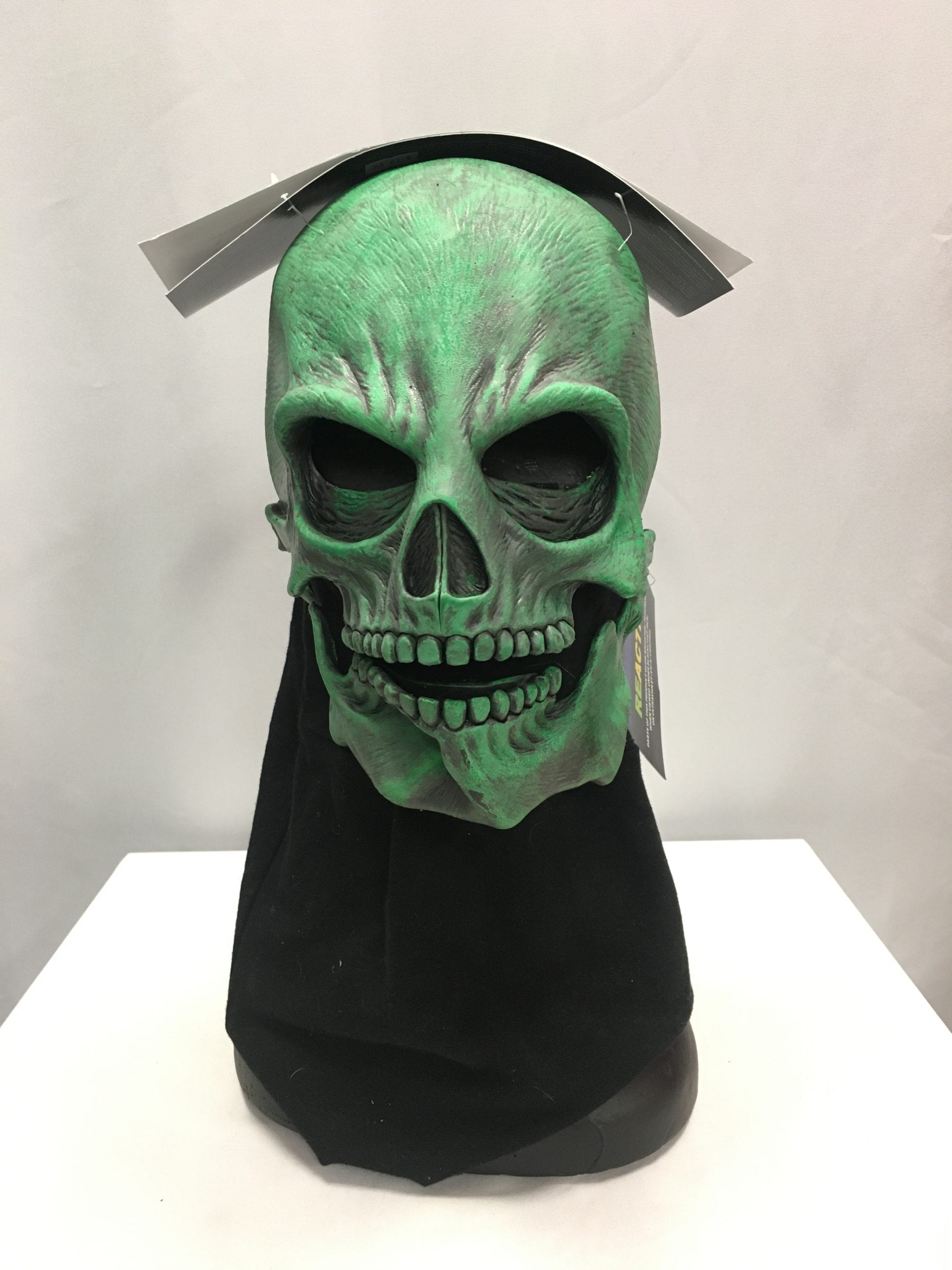 Featured image for “Green UV Glow Skull Mask, Adult”