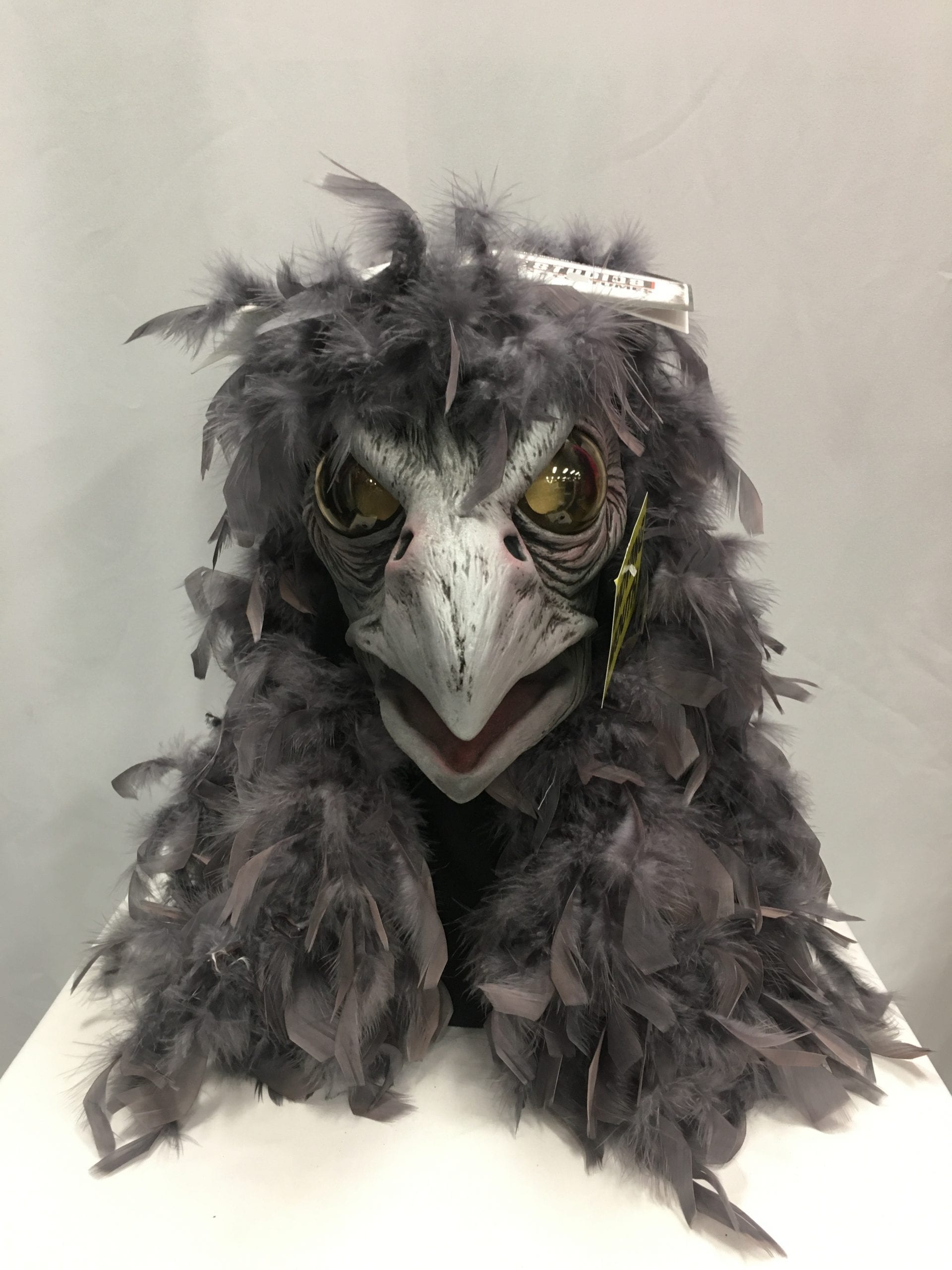 Featured image for “Grey Bird Mask with Moving Mouth, Adult”