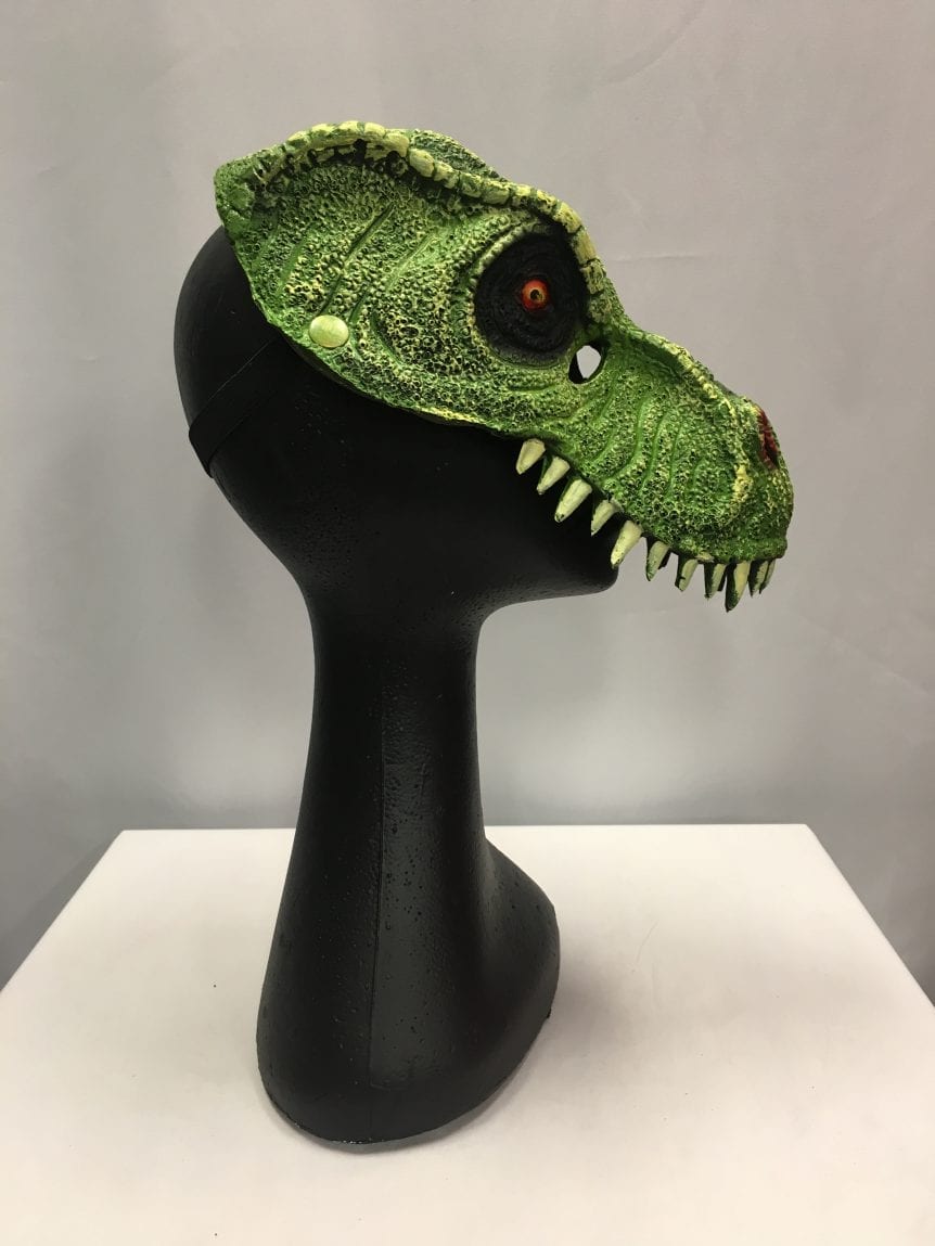 Dinosaur Half Mask, Adult - The Costumery