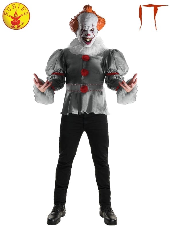 Featured image for “Pennywise ‘IT’ Deluxe Costume, Adult”