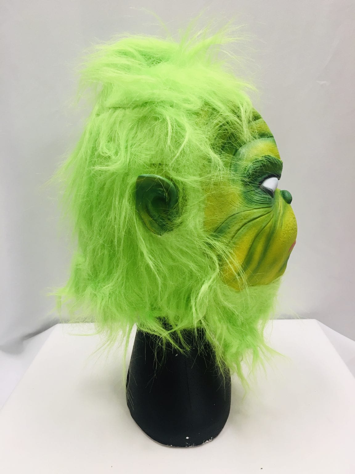 Grinch Overhead Mask with Hair - The Costumery