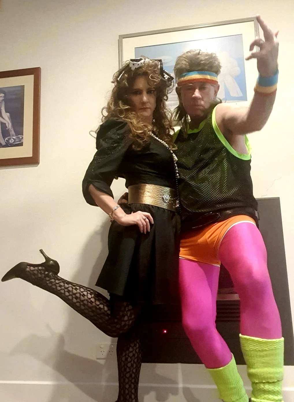 Hire Couple 80's (Aerobics) Costume in Reservoir