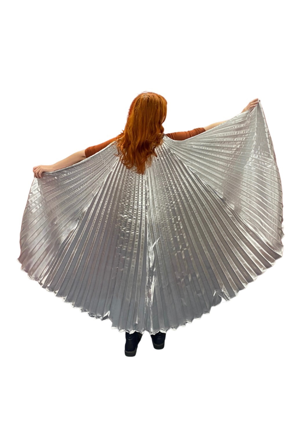 Featured image for “Silver Pleated Cape”