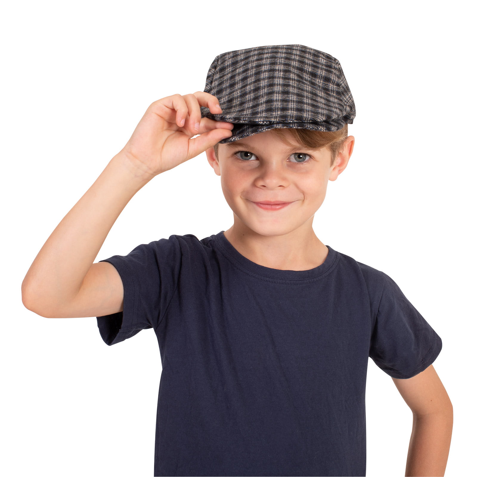 Featured image for “Flat Cap / Grey Check”