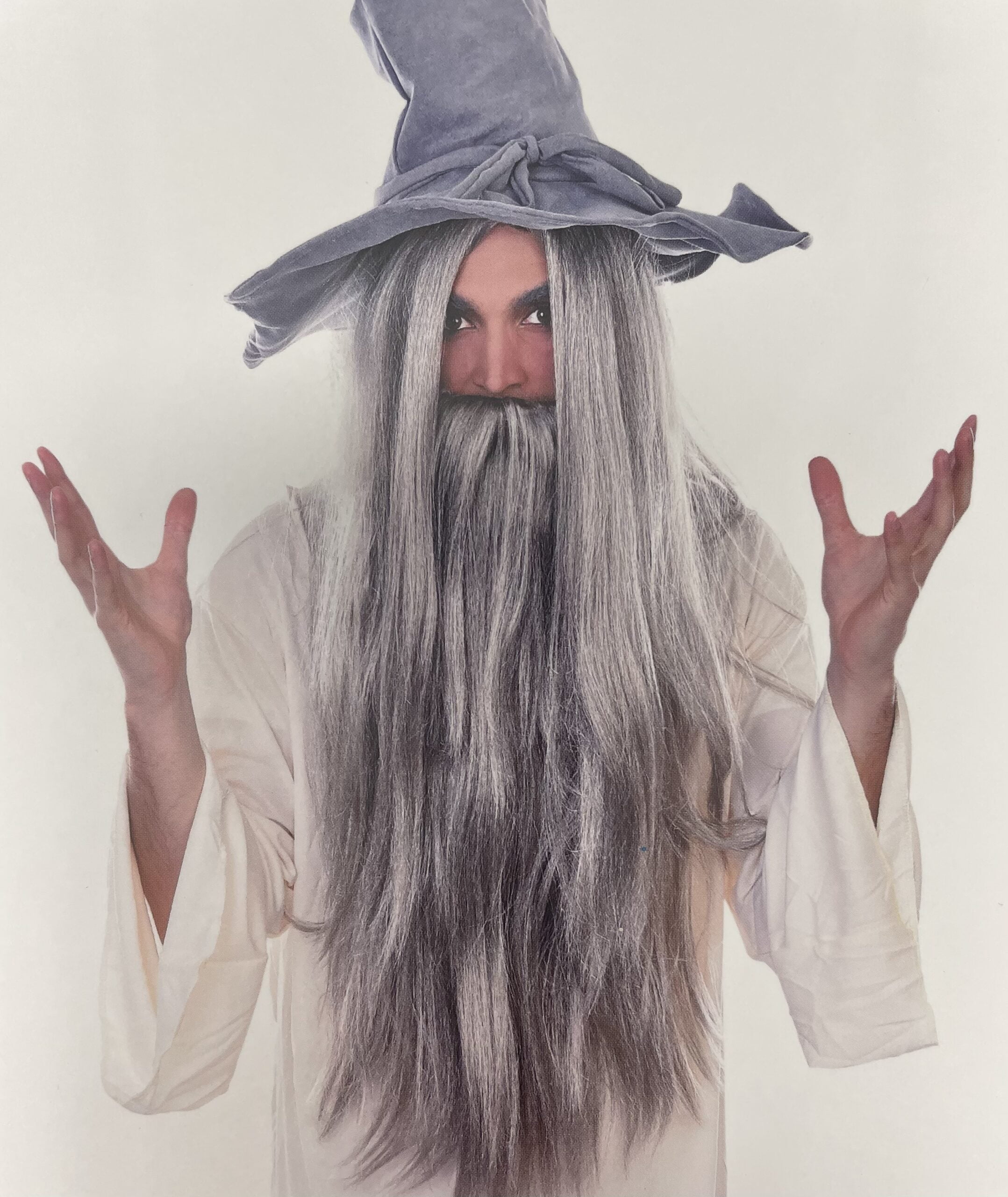 Featured image for “Wizard Grey Wig and Beard”